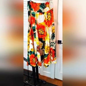 Mix Noveau S floral print Maxi Skirt